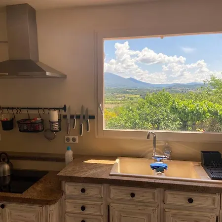 Jolie Maison Avec Vue Imprenable, Piscine, Jeu De Boules, Calme Au Coeur Du Luberon Les Cordiers Exterior photo