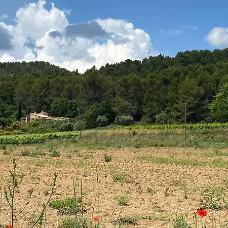 Jolie Maison Avec Vue Imprenable, Piscine, Jeu De Boules, Calme Au Coeur Du Luberon Les Cordiers Exterior photo