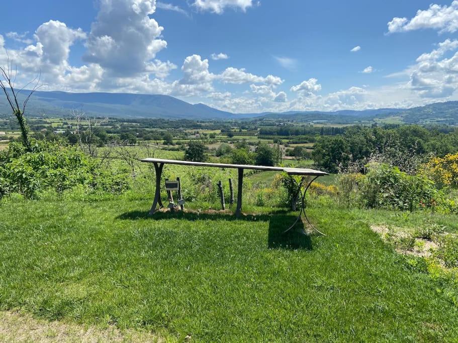 Jolie Maison Avec Vue Imprenable, Piscine, Jeu De Boules, Calme Au Coeur Du Luberon * Les Cordiers