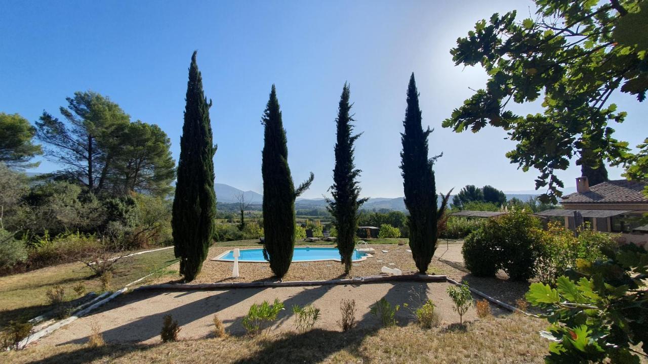 Villa Jolie Maison Avec Vue Imprenable, Piscine, Jeu De Boules, Calme Au Coeur Du Luberon *
